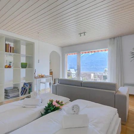Casa Miramonti With Garage And Garden - Happy Appartement Muralto